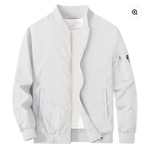 NWT MagcoMsen Men's Bomber Jacket Lightweight Windproof Casual Jacket